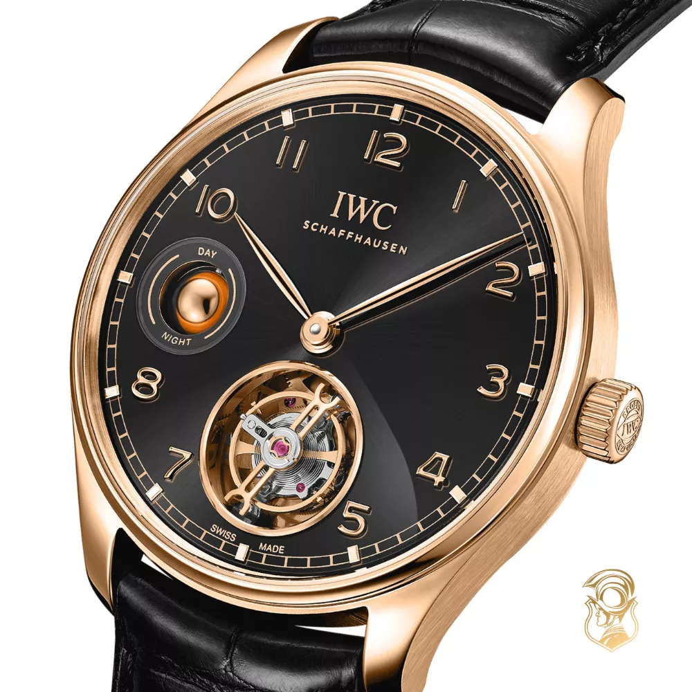 IWC Portugieser IW545901 Hand-Wound Tourbillon Day & Night Watch 42.4mm