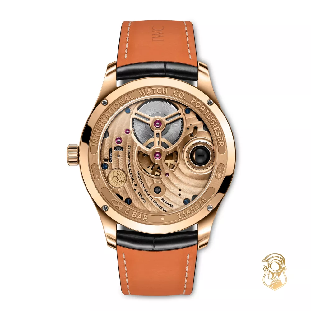 IWC Portugieser IW545901 Hand-Wound Tourbillon Day & Night Watch 42.4mm