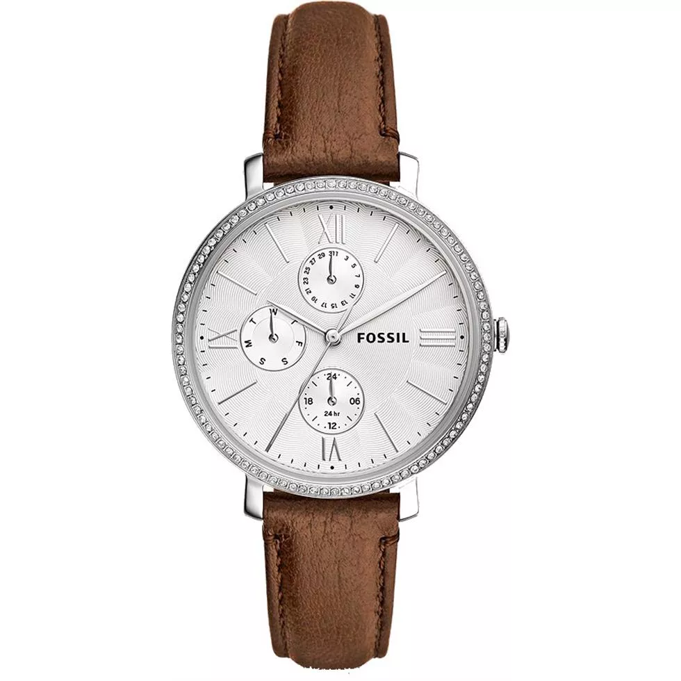 Jacqueline Multifunction Brown Watch 38MM