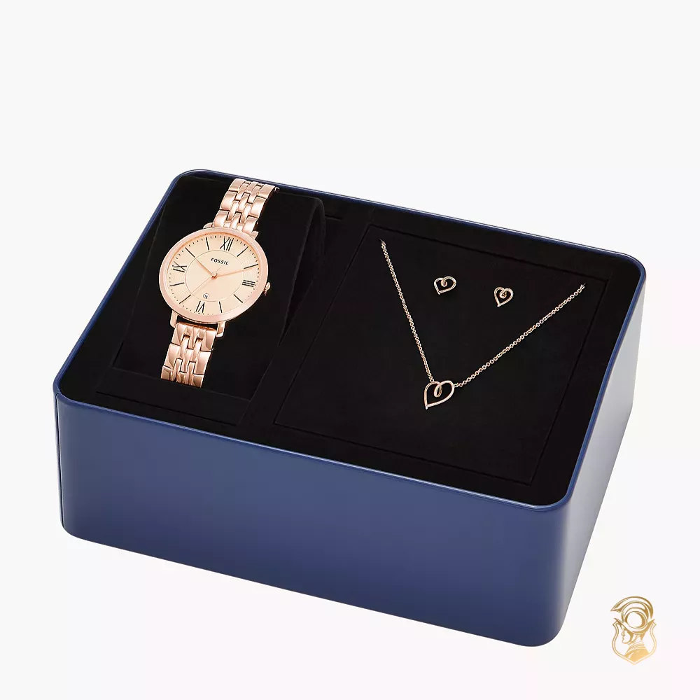 Jacqueline Three-Hand Date Watch Set 36mm