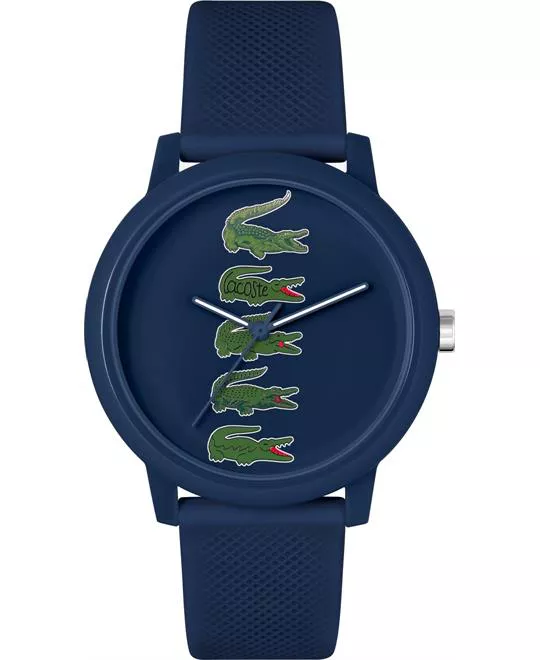 Lacoste.12.12 Holiday 3 Hand Silicone Watch 42MM