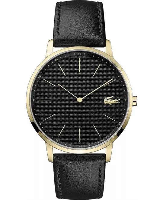 Lacoste Black Analogue Watch Moon 40mm