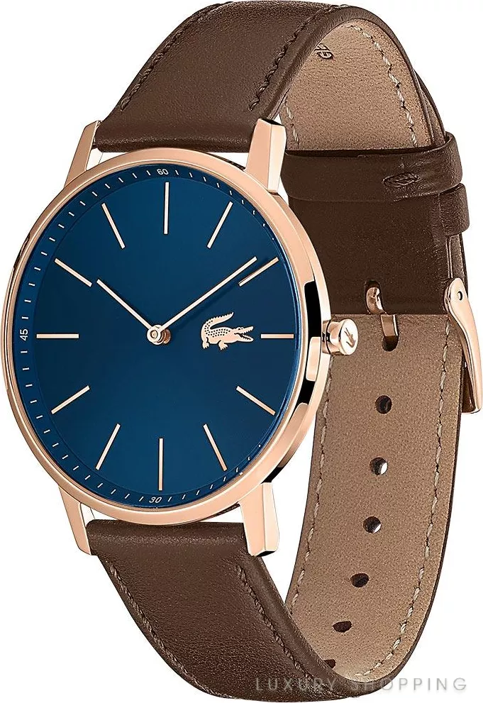 Lacoste Brown Leather Watch 40mm