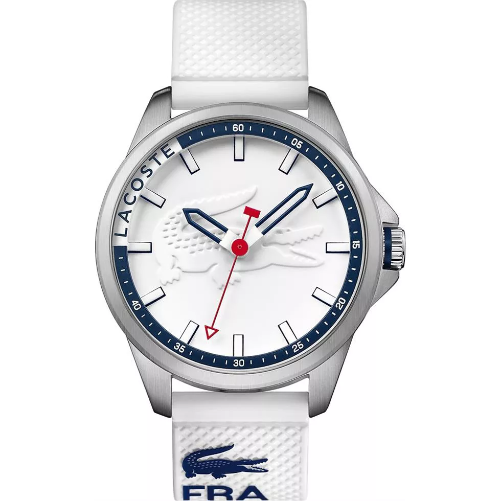 Lacoste Capbreton White Silicone Watch 46mm