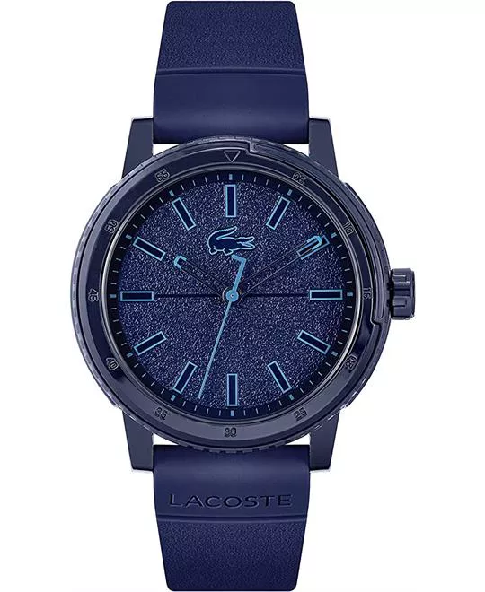Lacoste Challenger 3 Hands - Blue With Silicone Strap 44MM