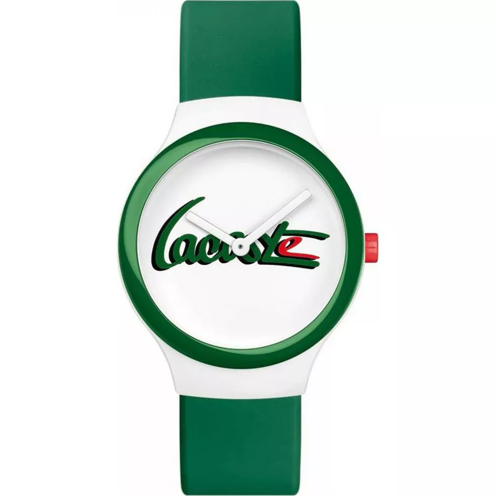Lacoste Dial Green Rubber Watch 40mm