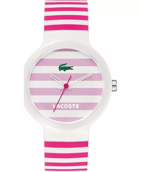 Lacoste Goa Stripe Pink Watch 40mm 