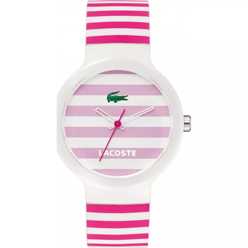 Lacoste Goa Stripe Pink Watch 40mm 
