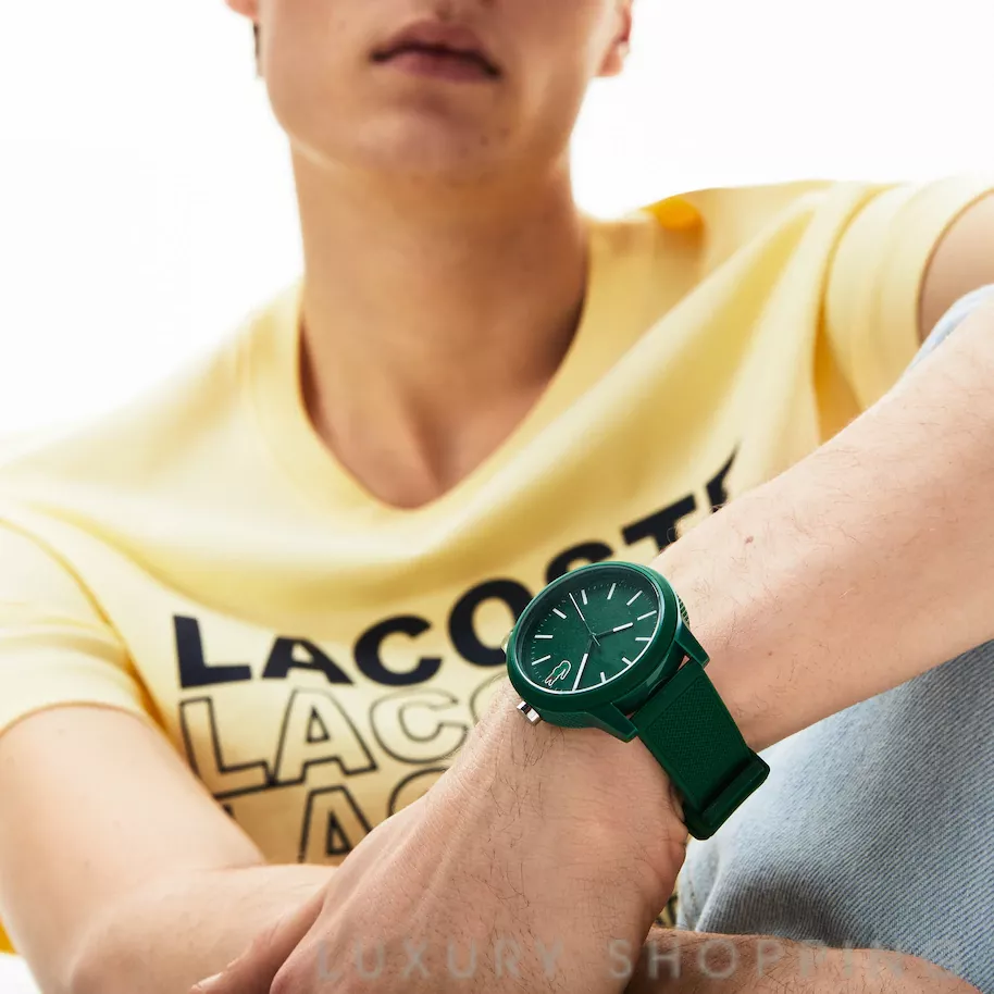 Lacoste Green Silicone Watch 42mm