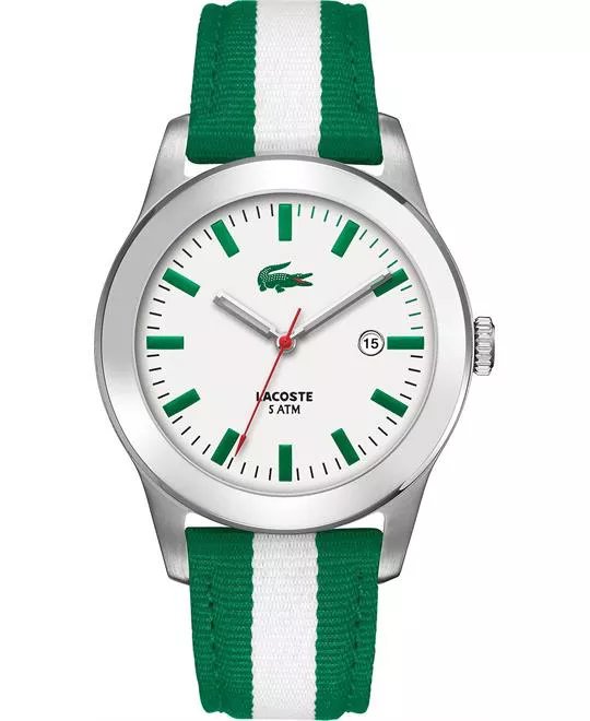 Lacoste Men's Advantage Green- White Watch 42mm 