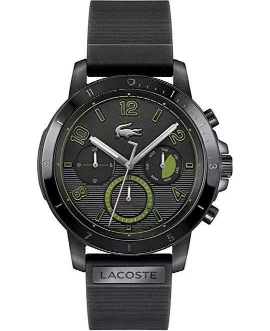 Lacoste Men's Black  Watch 44.5mm