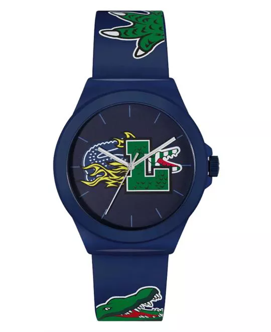 Lacoste Men’s Neocroc Blue Silicone Strap Watch 42mm