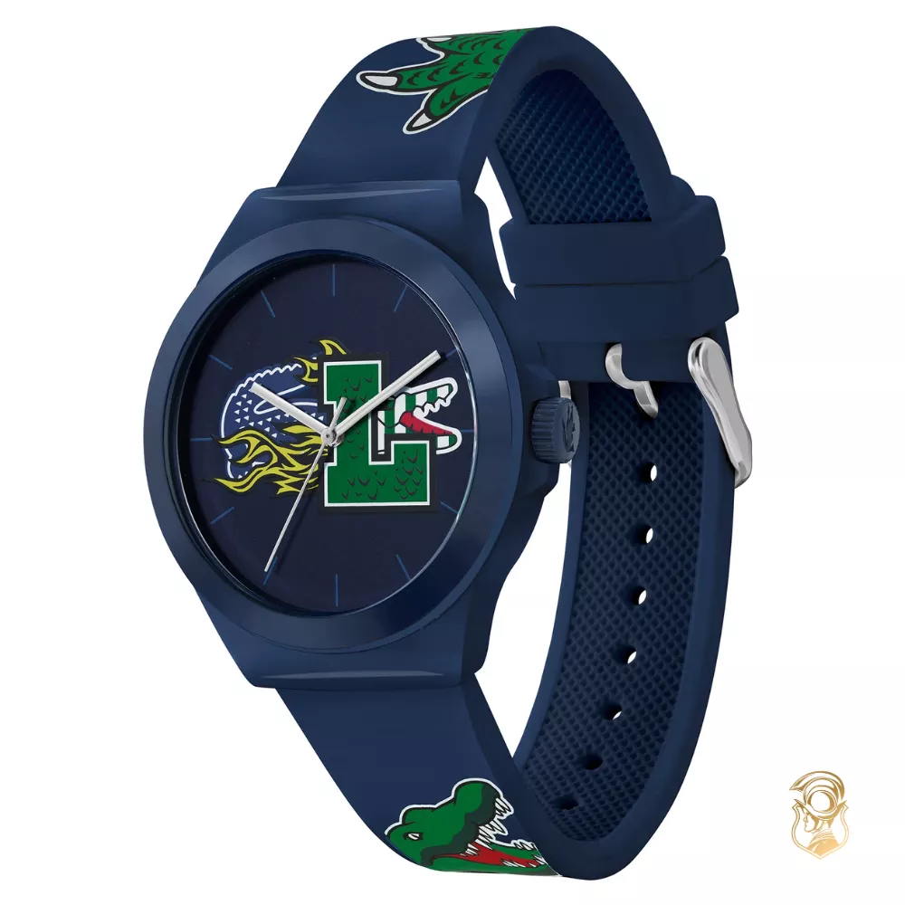 Lacoste Men’s Neocroc Blue Silicone Strap Watch 42mm