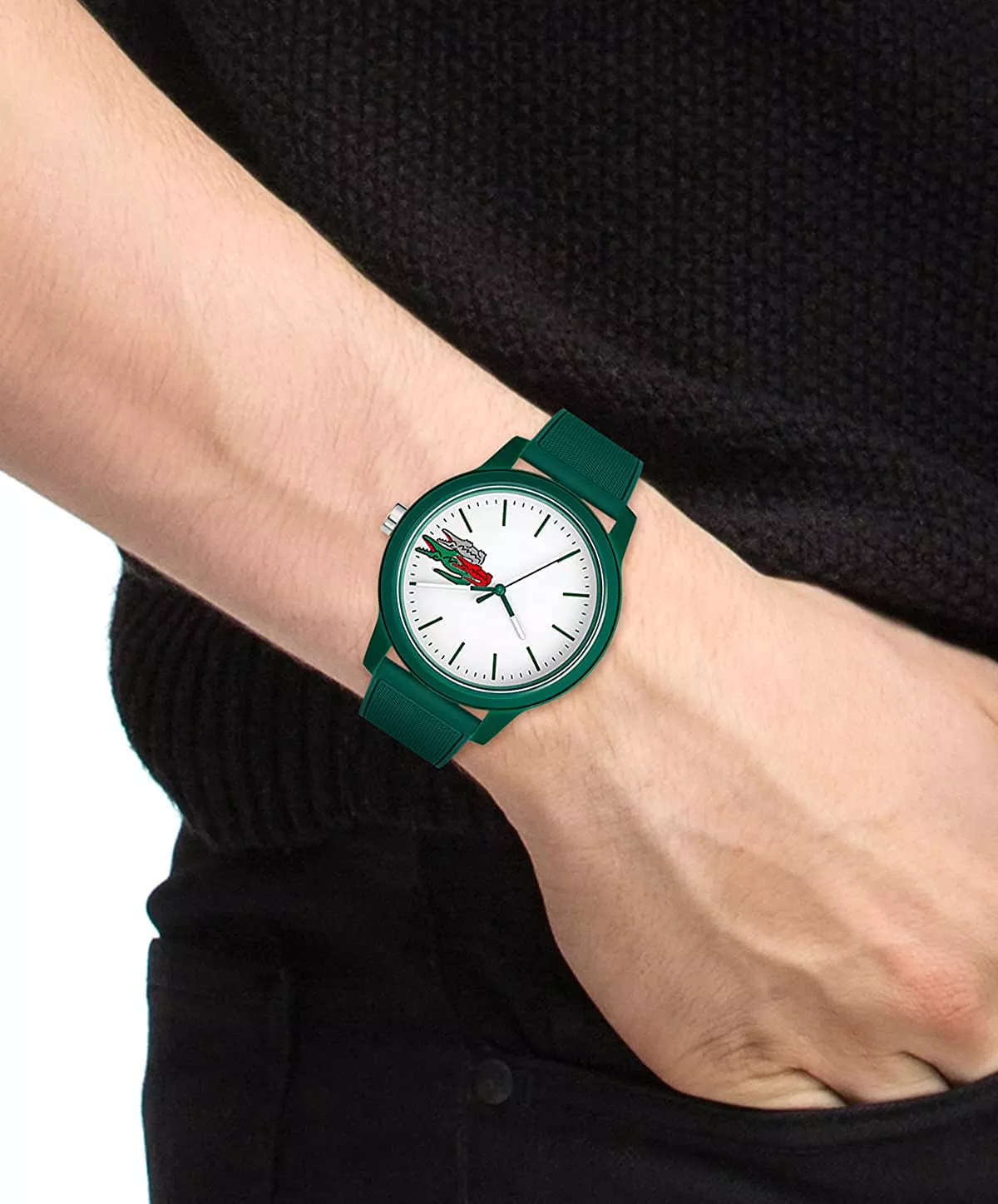 Lacoste Silicone Strap Watch 42mm