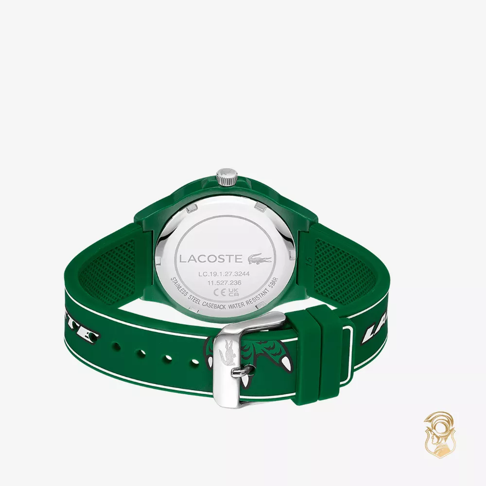 Lacoste Neocroc Green Silicone Strap Watch 38mm