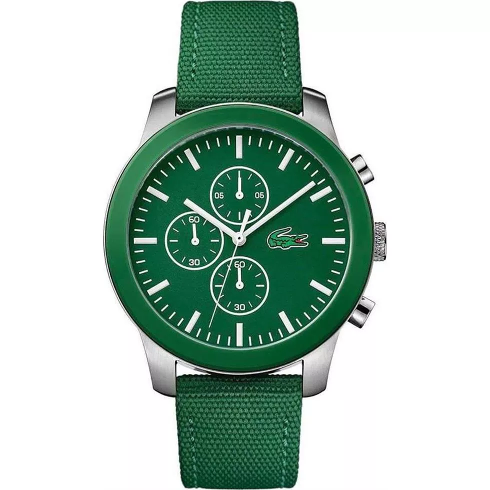 Lacoste Nikita Green Nylon Watch 43mm