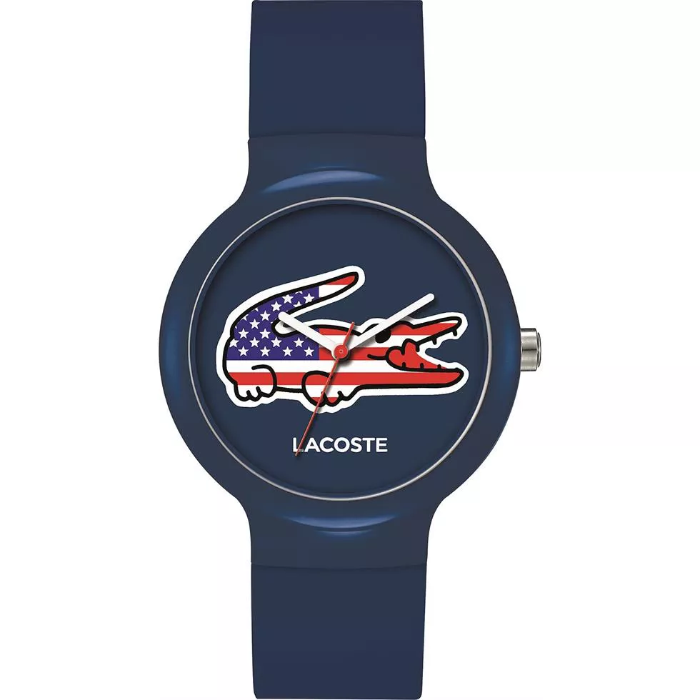 Lacoste Unisex Blue Silicone Watch 40mm 