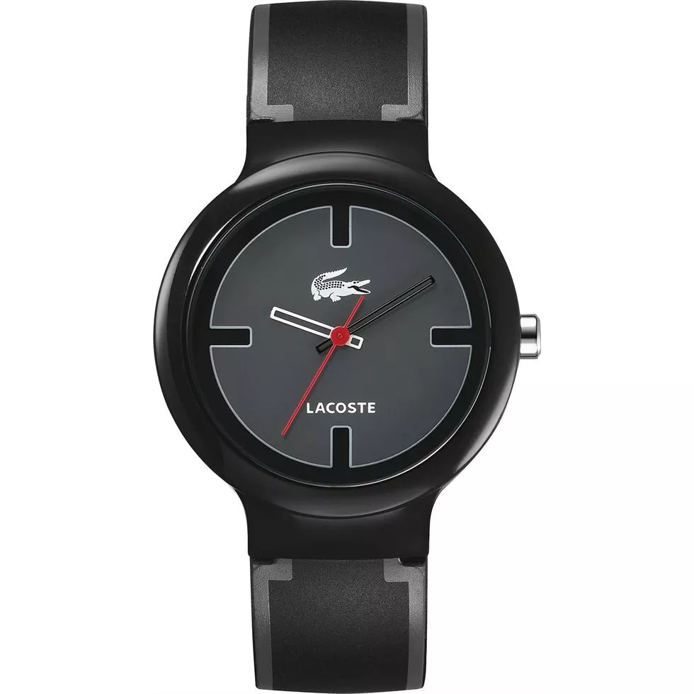 Lacoste Watch, Black- Silicone, 40mm