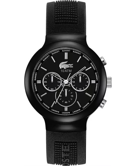 Lacoste Watch, Men's Chronograph Silicone 44mm 