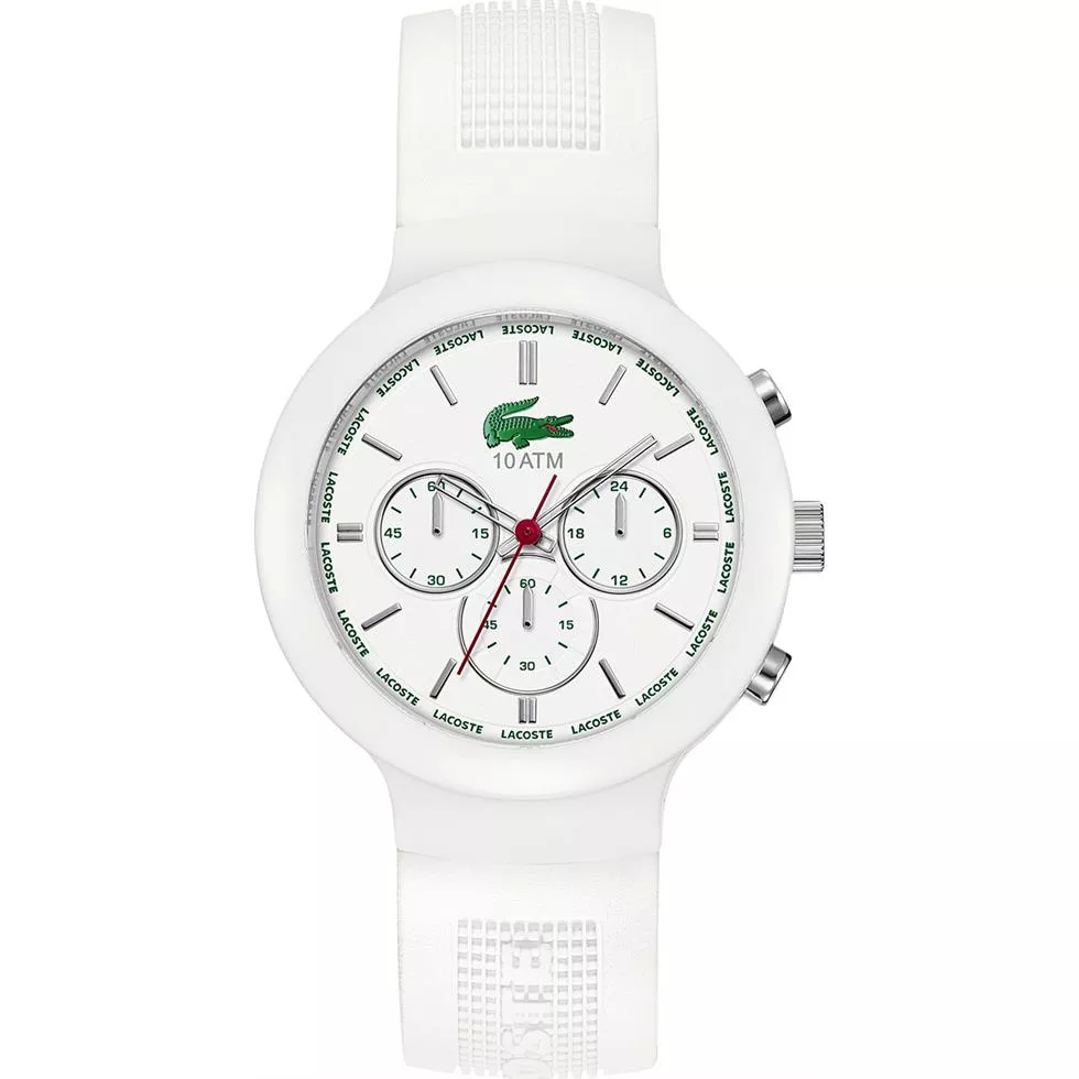 Lacoste Watch, Men's Chronograph Silicone 44mm