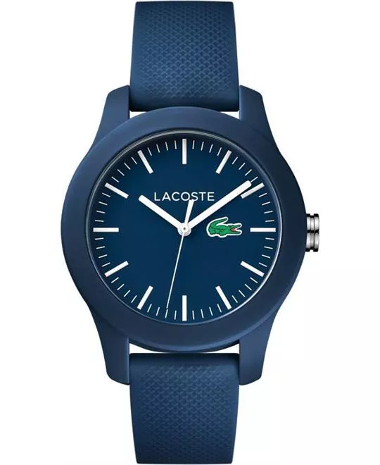 Lacoste Blue Dial Silicone Band Watch 38mm