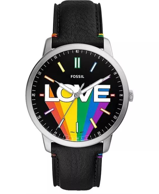 Limited Edition Pride Neutra Three-Hand Black Watch 44MM