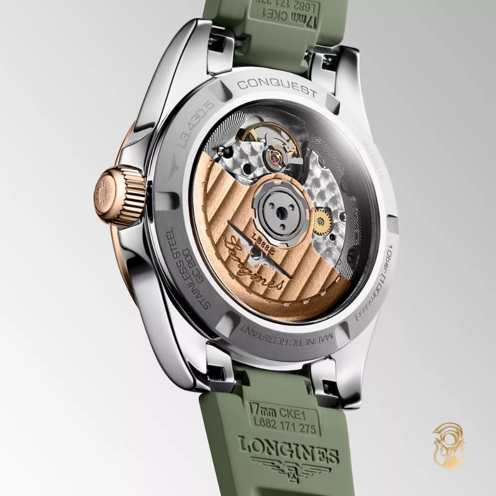 Longines Conquest L3.430.5.02.9 Green Watch 34mm 