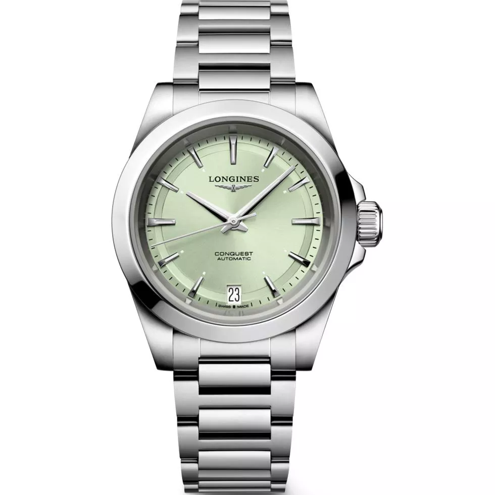 Longines Conquest L3.430.4.02.6 Green Watch 34mm