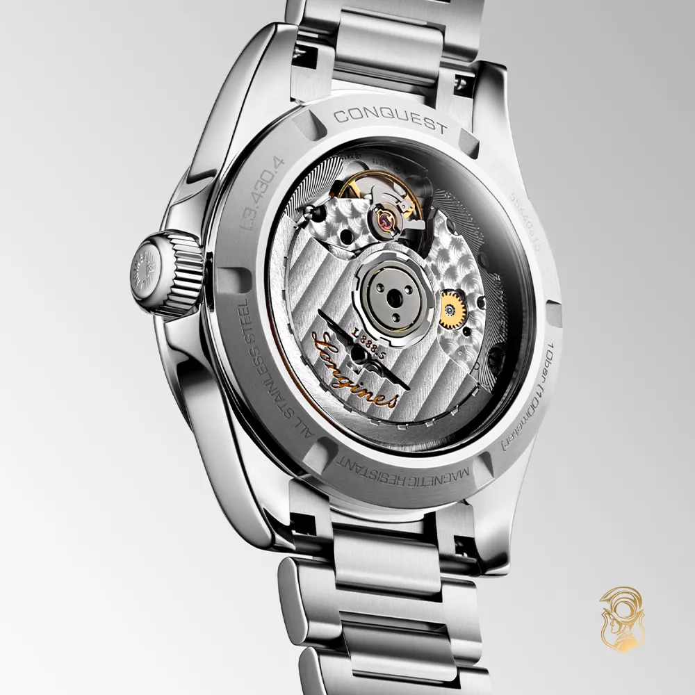 Longines Conquest L3.430.4.87.6 Diamond Watch 34mm