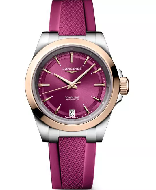 Longines Conquest L3.430.5.98.9 Automatic Watch 34mm