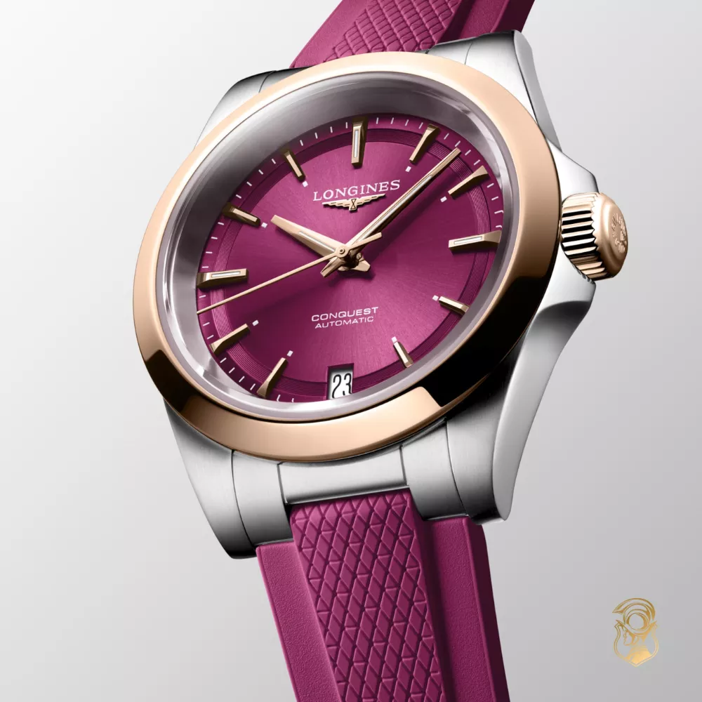 Longines Conquest L3.430.5.98.9 Automatic Watch 34mm