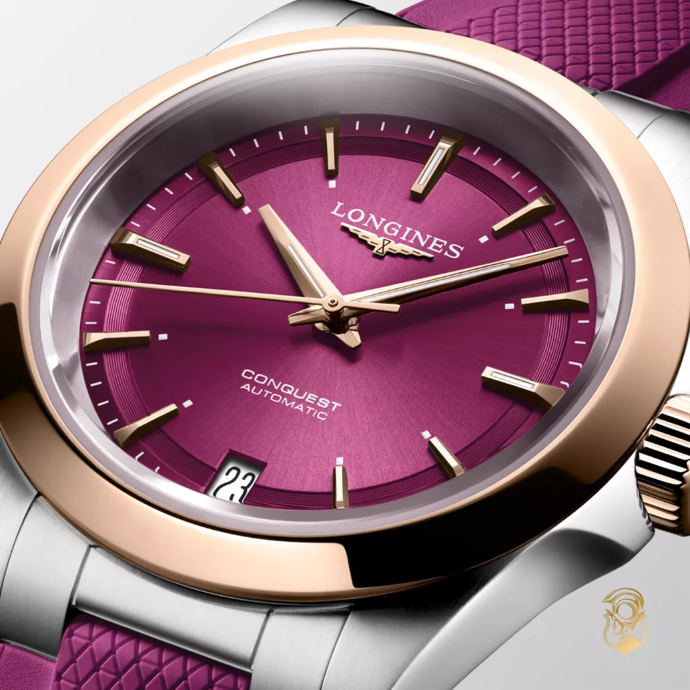 Longines Conquest L3.430.5.98.9 Automatic Watch 34mm