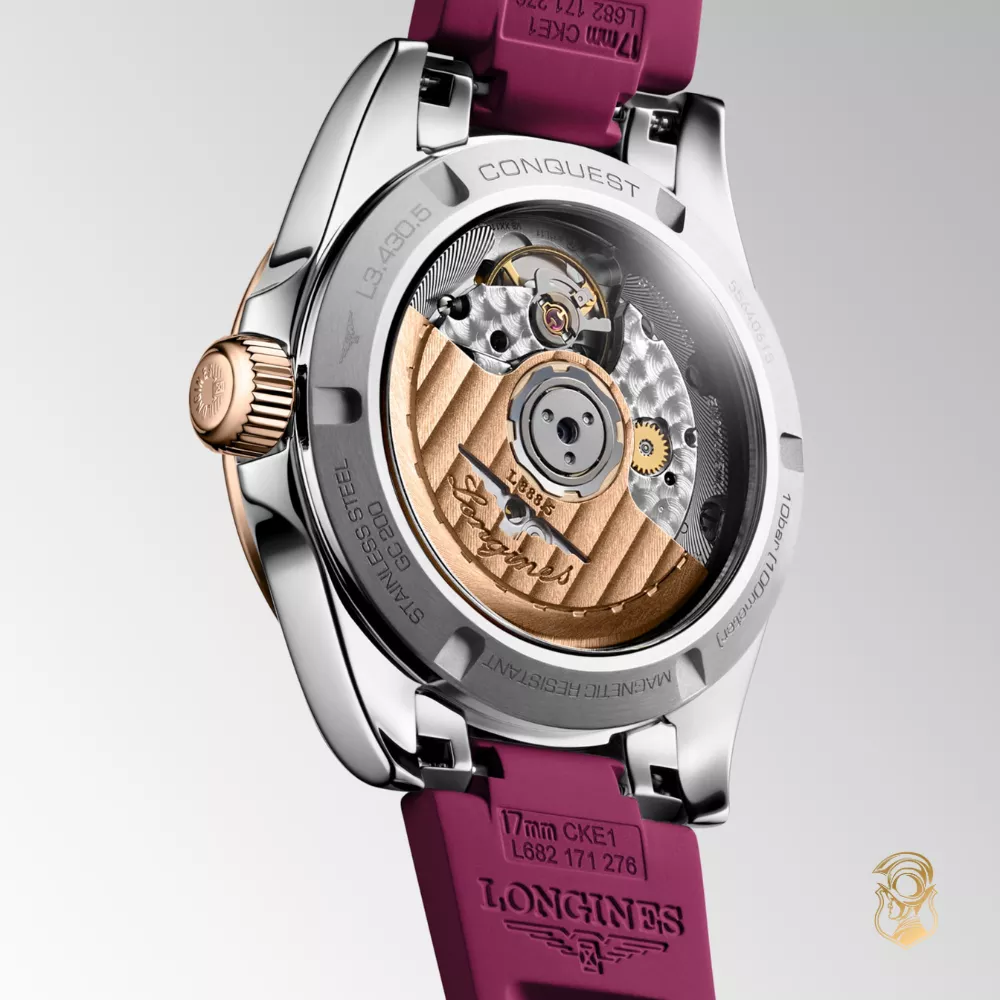 Longines Conquest L3.430.5.98.9 Automatic Watch 34mm