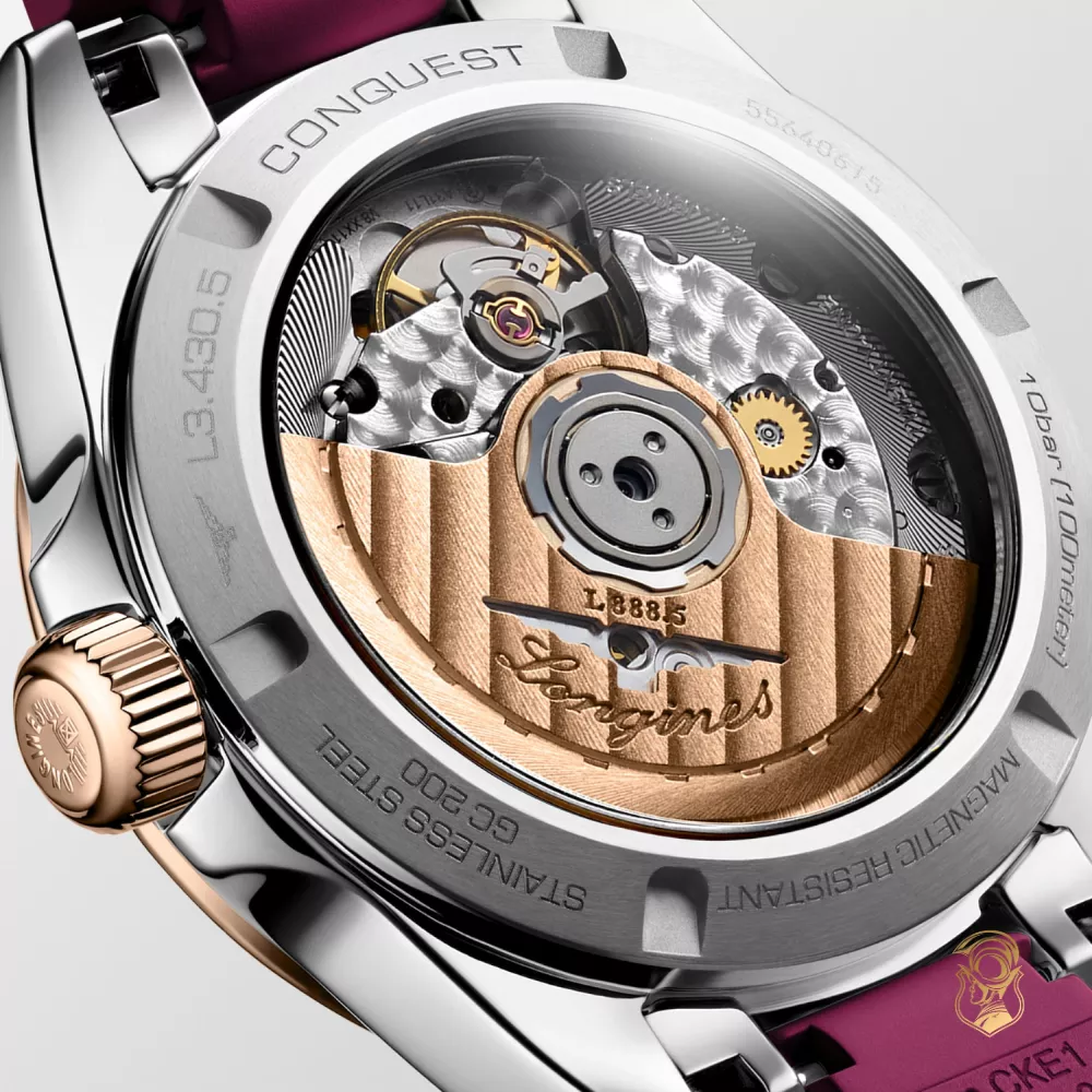 Longines Conquest L3.430.5.98.9 Automatic Watch 34mm