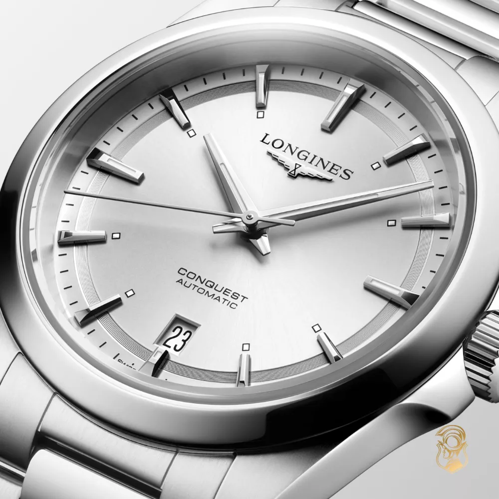 Longines Conquest L3.720.4.72.6 Silver Watch 38mm