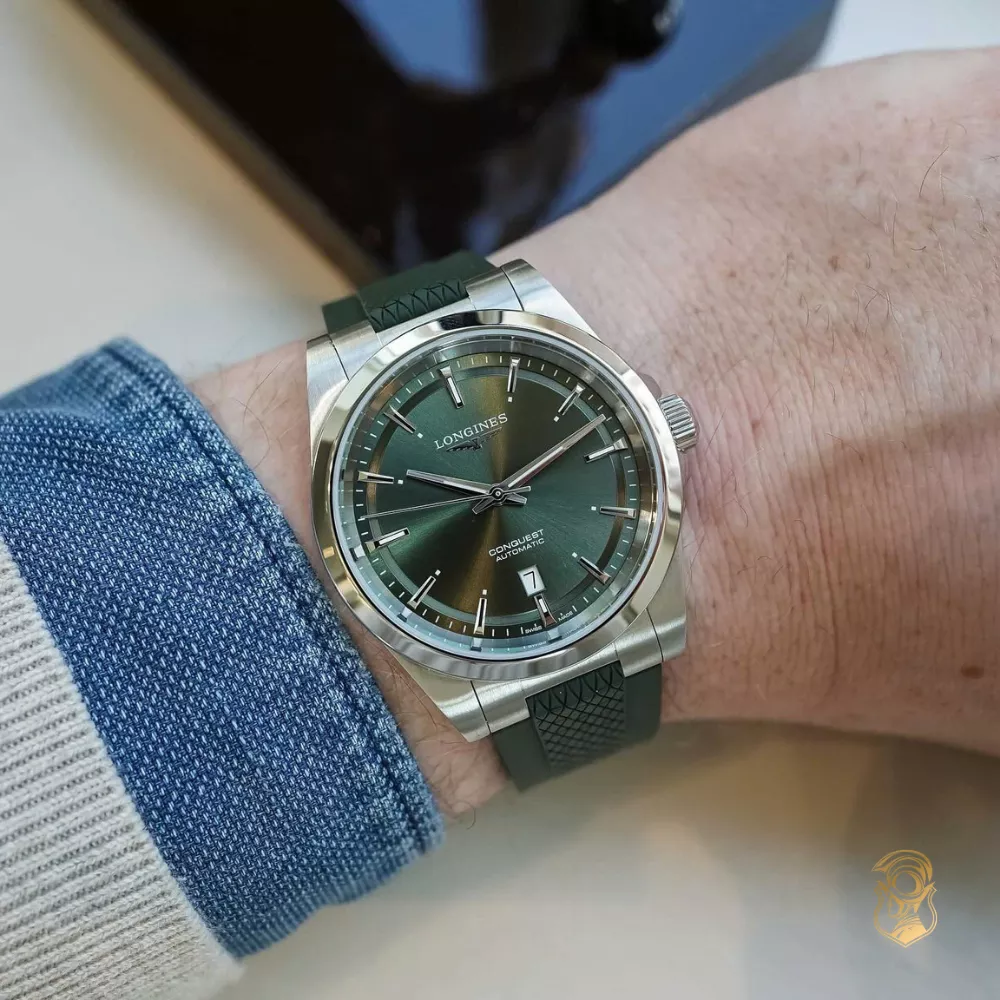 Longines Conquest L3.830.4.02.9 Automatic Watch 41mm