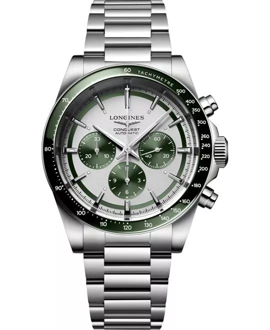 Longines Conquest L3.835.4.02.6 Green Watch 42mm