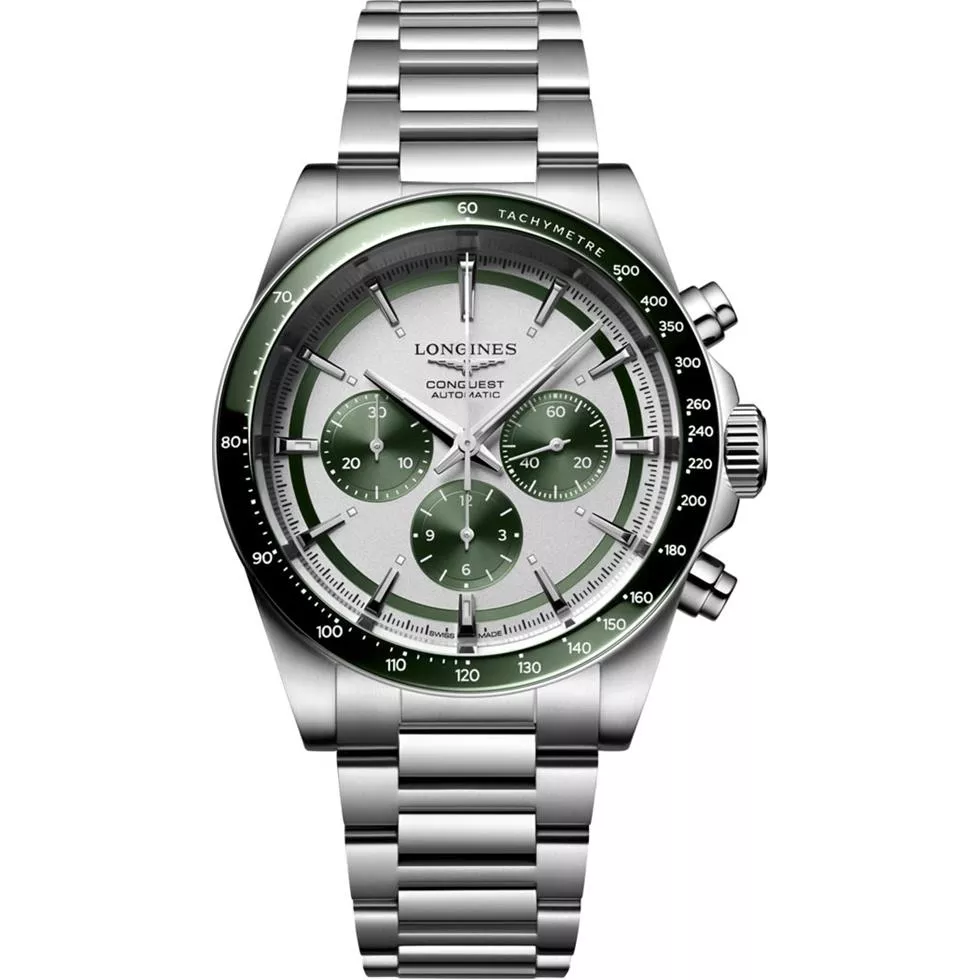 Longines Conquest L3.835.4.02.6 Green Watch 42mm