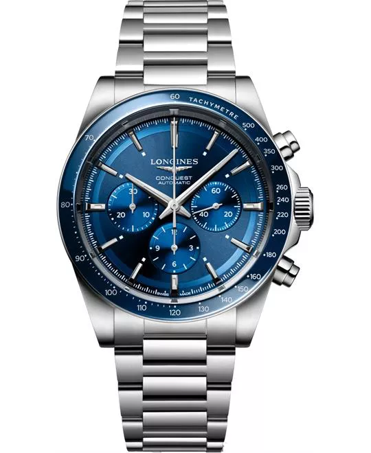 Longines Conquest L3.835.4.92.6 Blue Watch 42mm