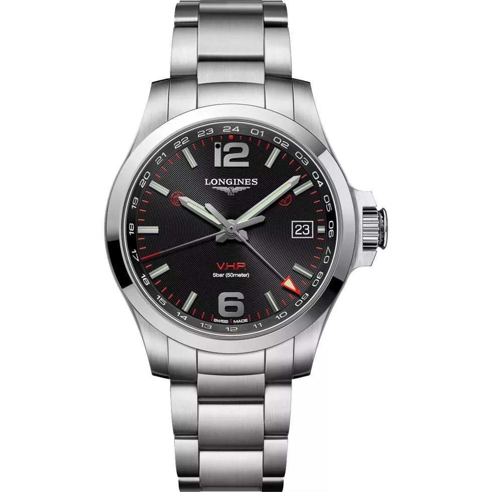 Longines Conquest V.H.P L3.718.4.56.6  GMT 41mm