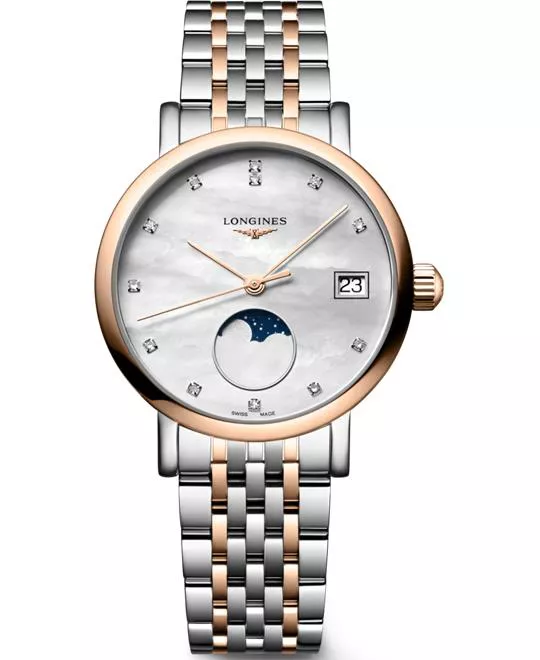 Longines Elegant L4.330.5.87.7 Moonphase Watch 30mm