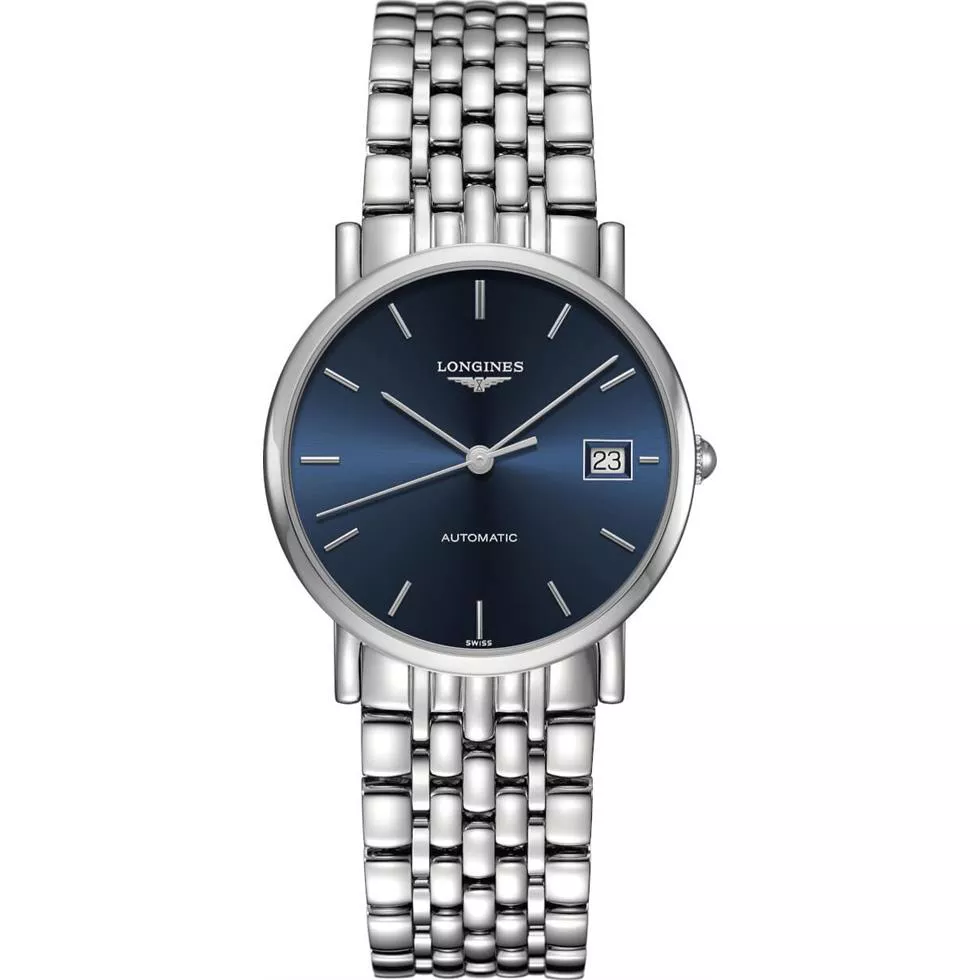 Longines Elegant L4.809.4.92.6 Blue Watch 34.5mm