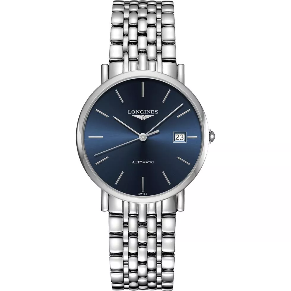 Longines Elegant L4.810.4.92.6 Blue Watch 37mm