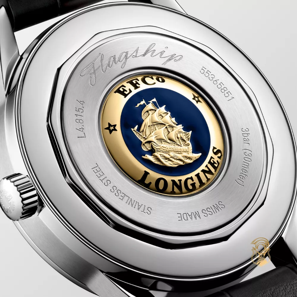 Longines Flagship L4.815.4.02.2 Green-Tone Watch 38.5mm