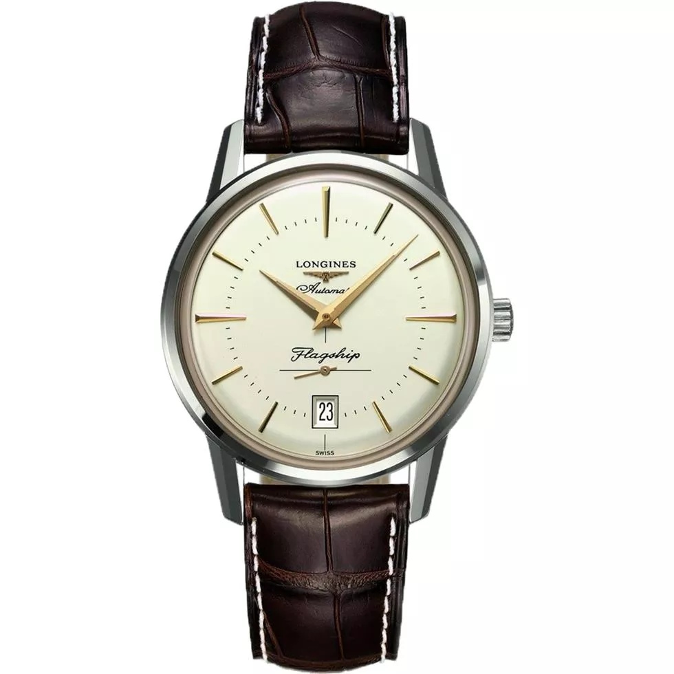 Longines Heritage Flagship L4.795.4.78.2 Watch 38.5mm