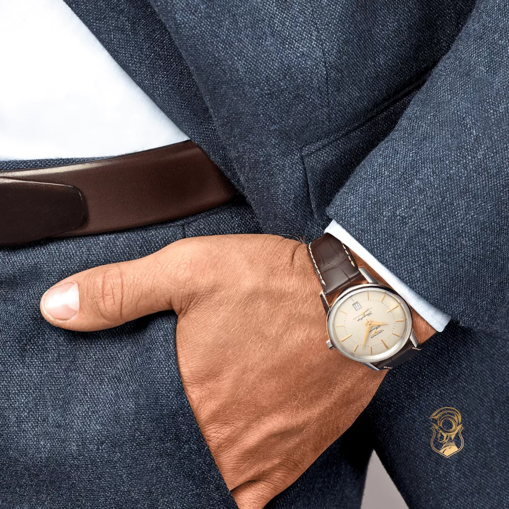 Longines Heritage Flagship L4.795.4.78.2 Watch 38.5mm