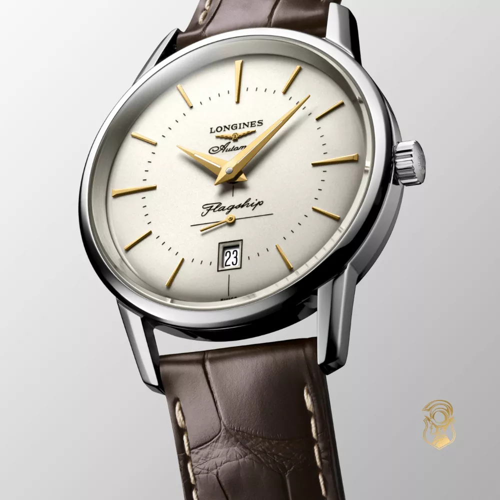 Longines Heritage Flagship L4.795.4.78.2 Watch 38.5mm
