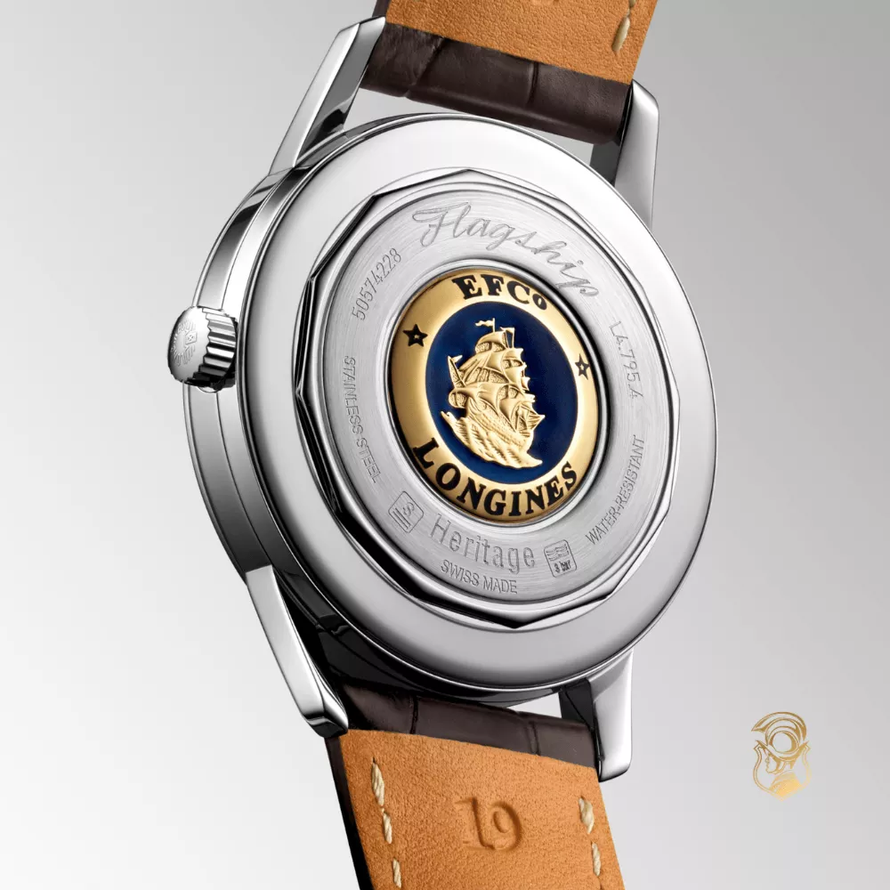 Longines Heritage Flagship L4.795.4.78.2 Watch 38.5mm