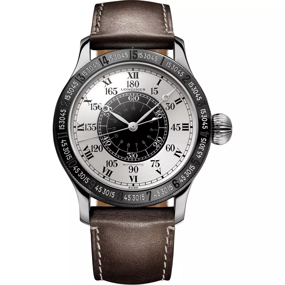 Longines Heritage L2.678.1.71.0 Lindbergh Hour Watch 47.5mm