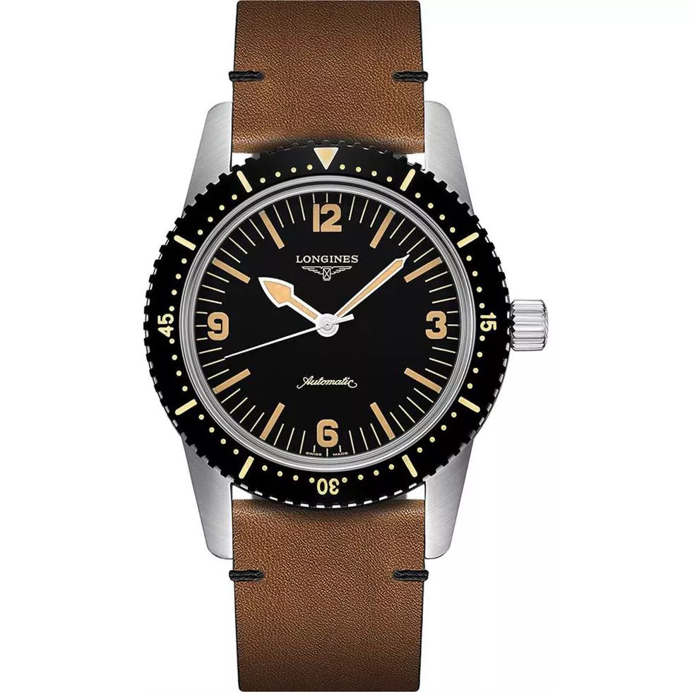 Longines Heritage L2.822.4.56.2 Skin Diver Watch 42mm